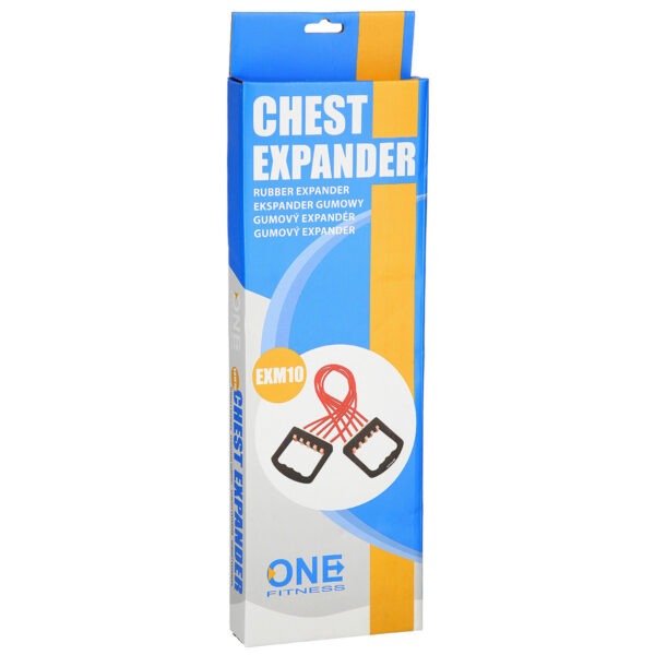 Ekspanderkumm käepidemetega ONE FITNESS EM10, punane - Image 7