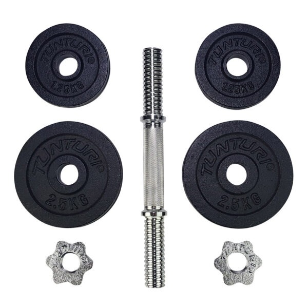 Hantel TUNTURI Dumbbellset 10kg, 1 bar - Image 6