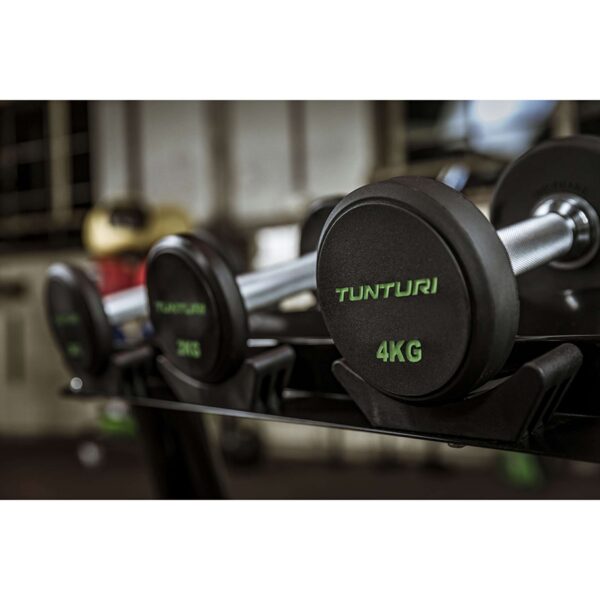 Hantlid TUNTURI PU Pro Dumbbell Set 14-32kg (10prs, 460kg) - Image 2