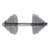 Hantlikang TUNTURI Banana-shaped Chrome bar, 38cm