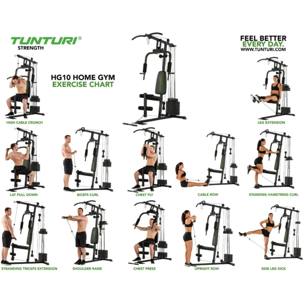 Jõupink TUNTURI HG10 Home Gym - Image 7