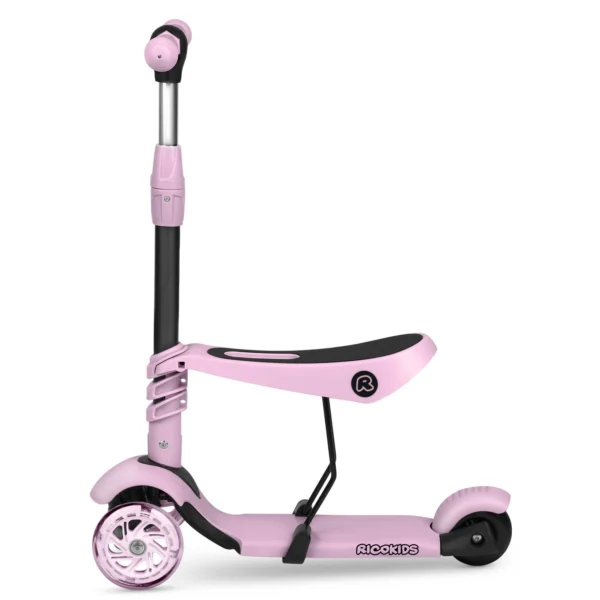 Laste tõukeratas RICOKIDS Cubi, roosa - Image 2
