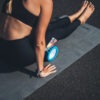 Massaažirull TUNTURI Yoga Foam Grid Roller 33cm, sinine - Image 5
