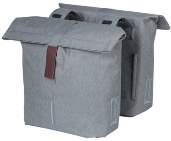 Pakiraamikott BASIL City double bicycle bag, 28-32 L, hall - Image 6