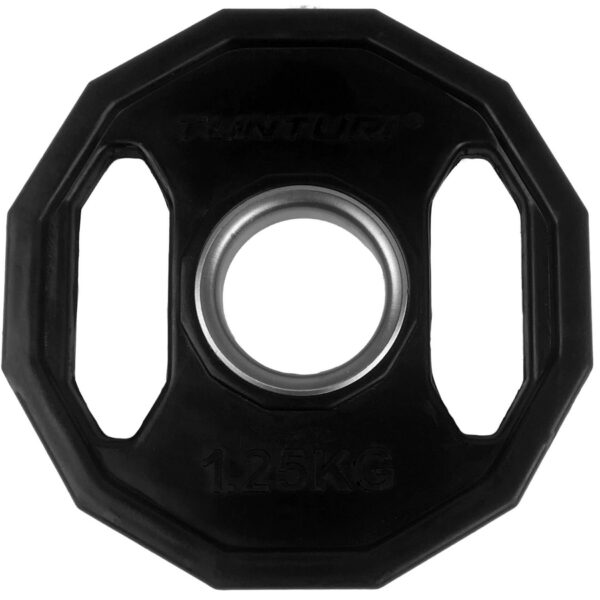 Raskuskettad TUNTURI Olympic Rubber Plates, 50 mm, 1.25kg - Image 2