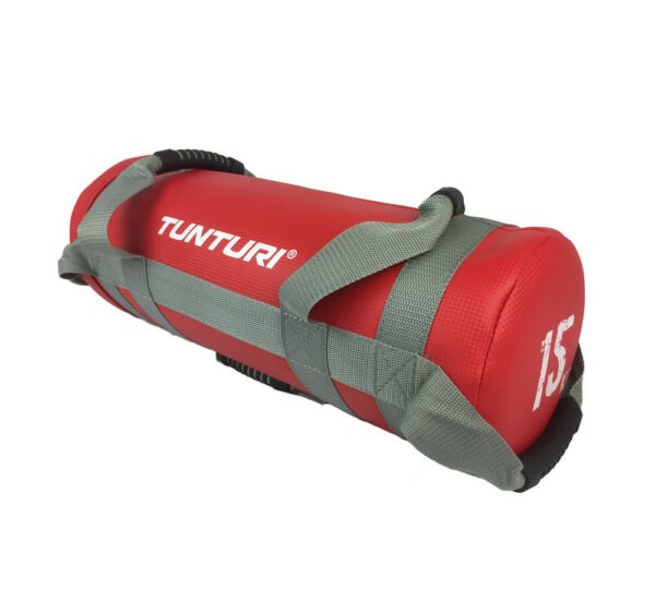 Raskuskott TUNTURI Strengthbag 15kg, punane