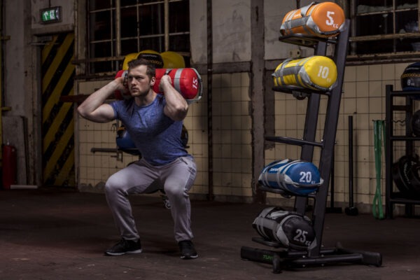 Raskuskott TUNTURI Strengthbag 25kg, must - Image 3
