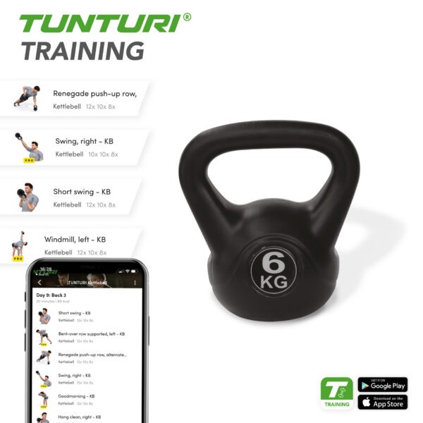 Sangpomm TUNTURI PE Kettlebell 6kg - Image 3
