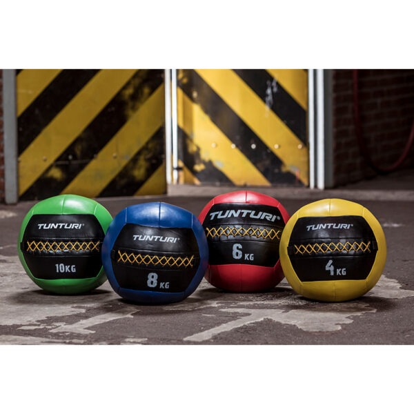 Topispall Tunturi Wall Ball 4 kg, kollane - Image 2