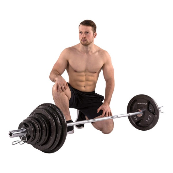 Tõstekangikomplekt TUNTURI 140kg Tri-Grip Barbell Set - Image 2