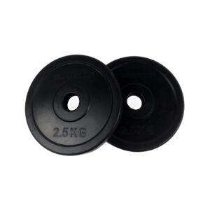 Raskuskettad TUNTURI Rubber Plates, 50 mm, 2,5 kg (paar)