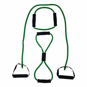 Võimlemiskomplekt TUNTURI Tubing set with grip, medium, roheline