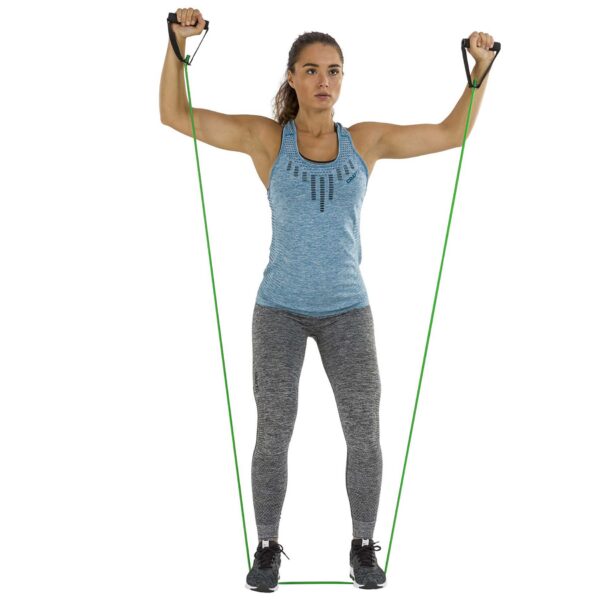 Võimlemiskomplekt TUNTURI Tubing set with grip, medium, roheline - Image 13