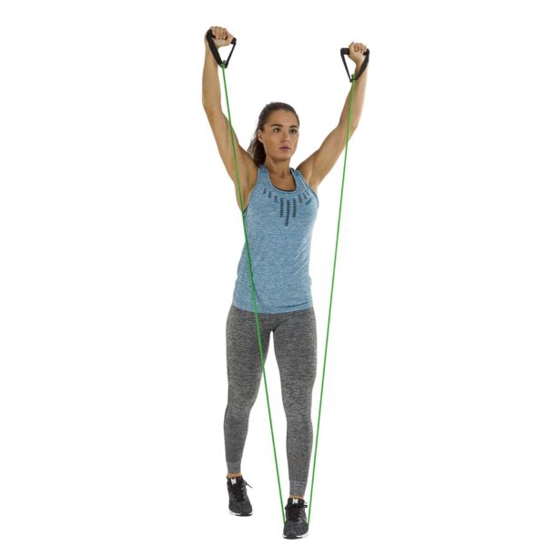 Võimlemiskomplekt TUNTURI Tubing set with grip, medium, roheline - Image 15