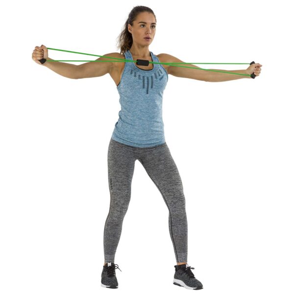 Võimlemiskomplekt TUNTURI Tubing set with grip, medium, roheline - Image 2