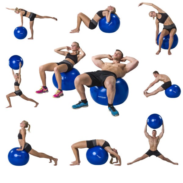 Võimlemispall TUNTURI Gymball 65cm, must - Image 2