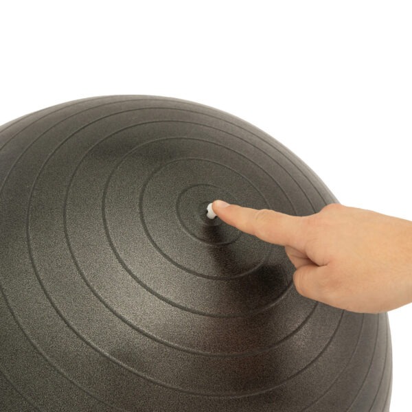 Võimlemispall TUNTURI Gymball 75cm anti-burst, must - Image 6