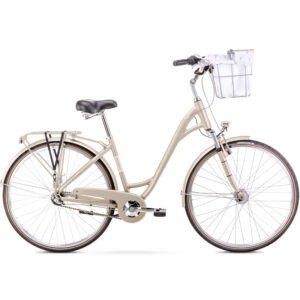 Jalgratas ROMET Art Deco Classic, 28" esikorviga, beež (L)