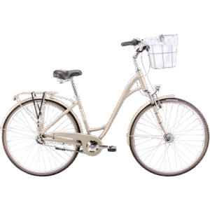 Jalgratas ROMET Art Deco Classic, 28" esikorviga, beež (M)