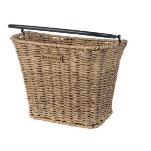 Jalgratta esikorv Basil Bremen Rattan Look KF, Seagrass, helepruun
