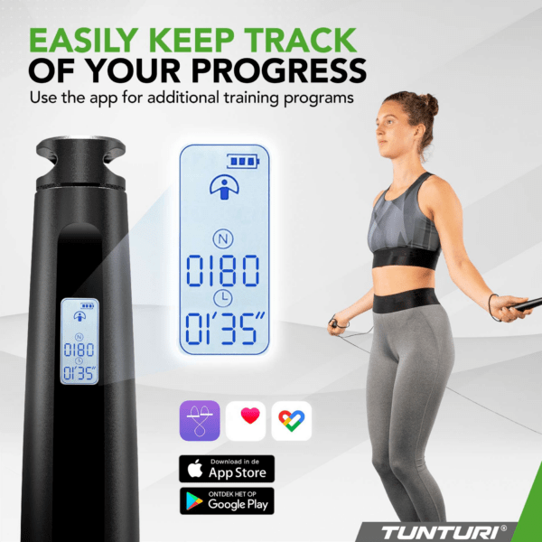 Hüppenöör TUNTURI Smart Jump Rope with Display and App - Image 2