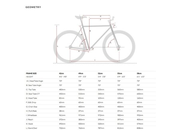 Fixie jalgratas 6KU Nebula 1 (XS) - Image 6