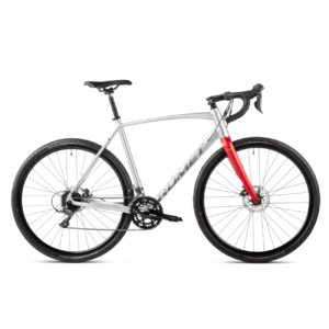 Gravel jalgratas ROMET Aspre 1, hõbe-punane (XL)