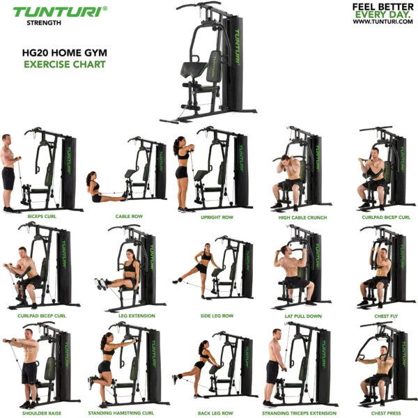 Jõupink TUNTURI HG20 Home Gym - Image 8