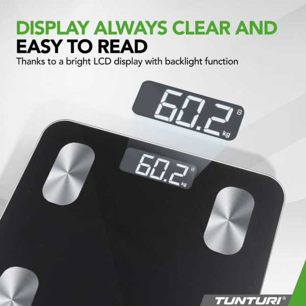 Kaal TUNTURI SC30 Smart Scale with App, must - Image 2