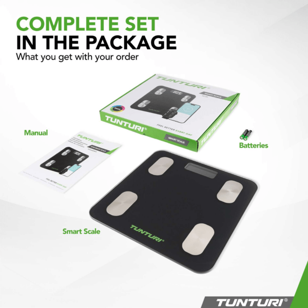 Kaal TUNTURI SC30 Smart Scale with App, must - Image 5