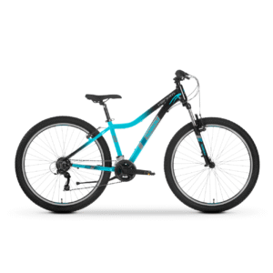 Noorte jalgratas TABOU Venom 1.0 W, 26" must-türkiis, 10-12 a