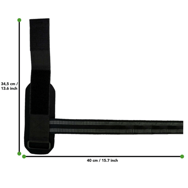 Randmerihmad TUNTURI Pro Padded Powerlifting Straps - Image 9