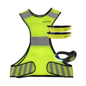 Helkurvest, jooksuvest Tunturi Running Reflection Set - 4-osaline