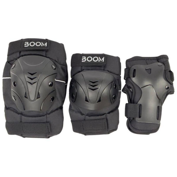 Kaitsmed BOOM Classic PLUS Tripple Pad Set, mustad (XS) - Image 3