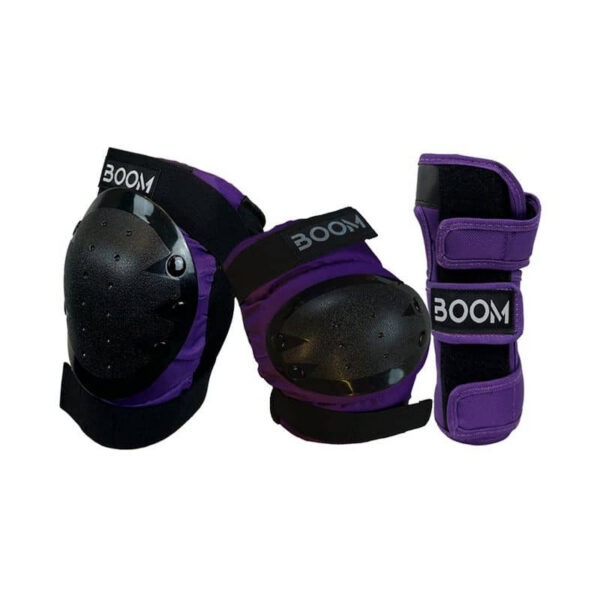 Kaitsmed BOOM Classic Tripple Pad Set, lillad (S)