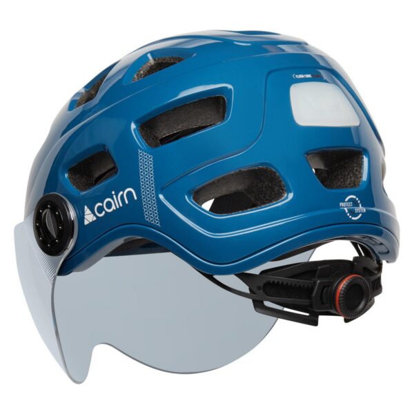 Kiiver CAIRN QUARTS Visor LED USB Shiny Pacific, sinine (elektrijalgrattale) (L) - Image 2