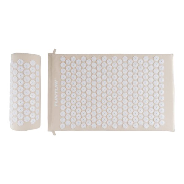 Punktimassaaži matt  ja padi Tunturi Acupressure Mat And Pillow, Beige - Image 2
