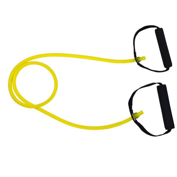 Võimlemiskummide komplekt TUNTURI Tubing Set with Grip, Light, Yellow - Image 4