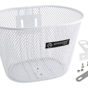 Esikorv lasterattale  SPENCER 16-24″, metallist, valge