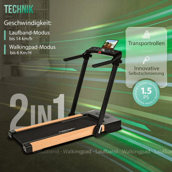 Jooksulint CHRISTOPEIT 2in1, must-puit - Image 2