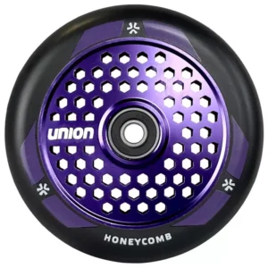 Ratas tõukerattale UNION Honeycomb Pro Scooter Wheel 110mm, must/polished purple