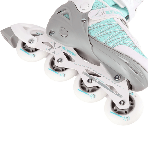 2in1 (rull)uisud NILS EXTREME NH11912A In-line Skates/Hockey Ice Skates, valge-münt, M (35-38) - Image 4
