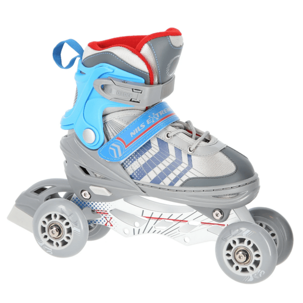 4in1 (rull)uisud NILS EXTREME NH18192 In-line Skates/Hockey Ice Skates, hall-sinine, M (34-38) - Image 5