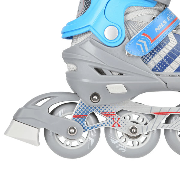 4in1 (rull)uisud NILS EXTREME NH18192 In-line Skates/Hockey Ice Skates, hall-sinine, M (34-38) - Image 8