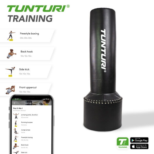 Eraldiseisev poksikott Tunturi Free Stand Boxing Bag - Image 3