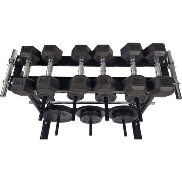 Hantlite ja ketaste ladustamisriiul TUNTURI Disc & Dumbbell Rack - Image 2