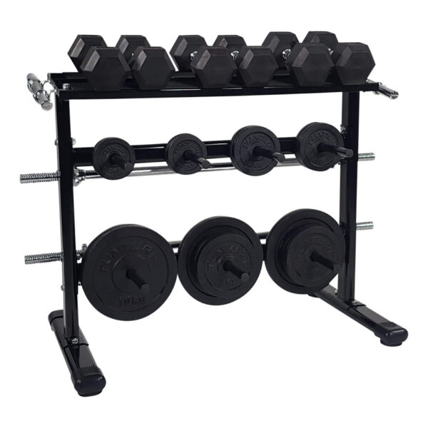 Hantlite ja ketaste ladustamisriiul TUNTURI Disc & Dumbbell Rack - Image 10