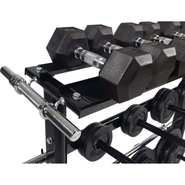 Hantlite ja ketaste ladustamisriiul TUNTURI Disc & Dumbbell Rack - Image 3