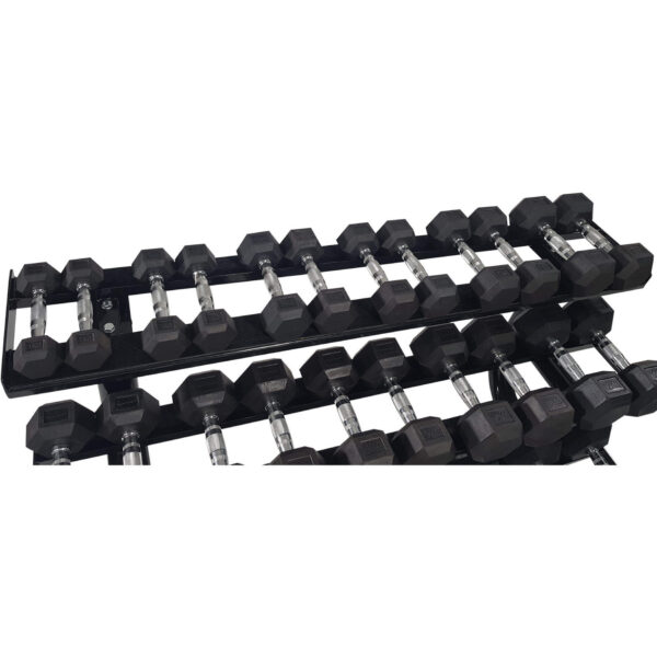 Hantlite ladustamisriiul TUNTURI Dumbbell Rack Prof, 3-korruseline - Image 6