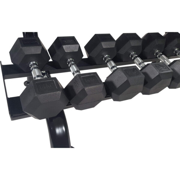 Hantlite ladustamisriiul TUNTURI Dumbbell Rack Prof, 3-korruseline - Image 4